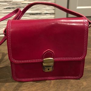 Italian Leather Crossbody Purse